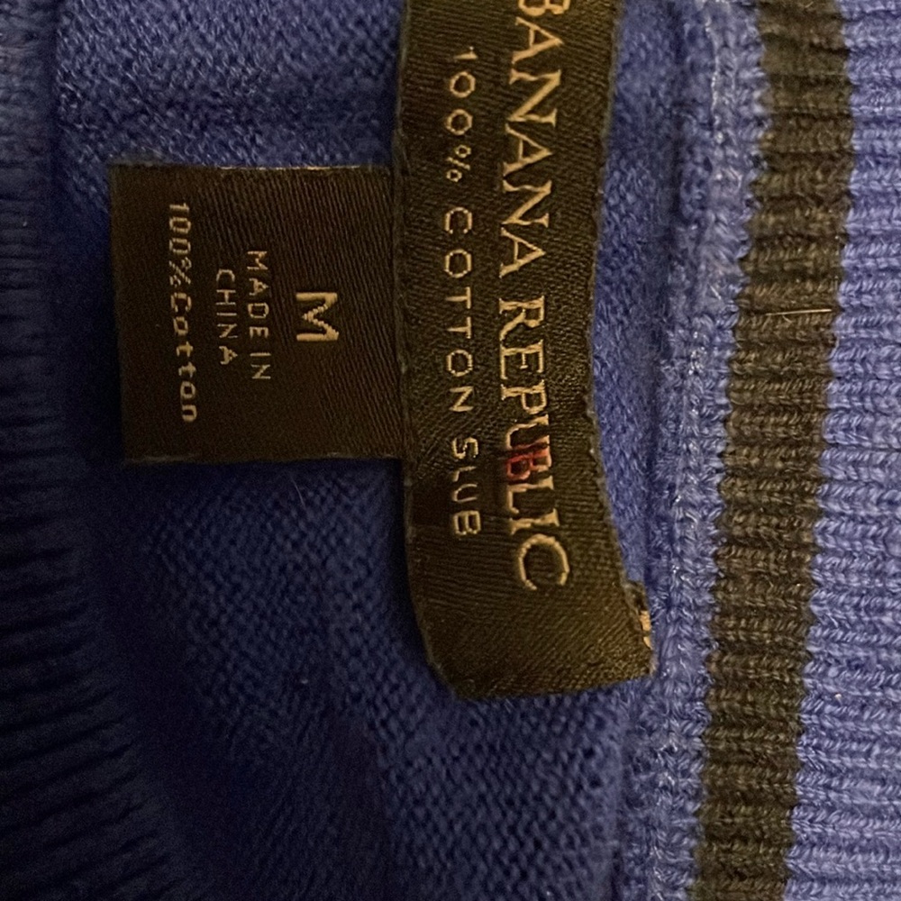 Banana Republic Blue Men's Sweater